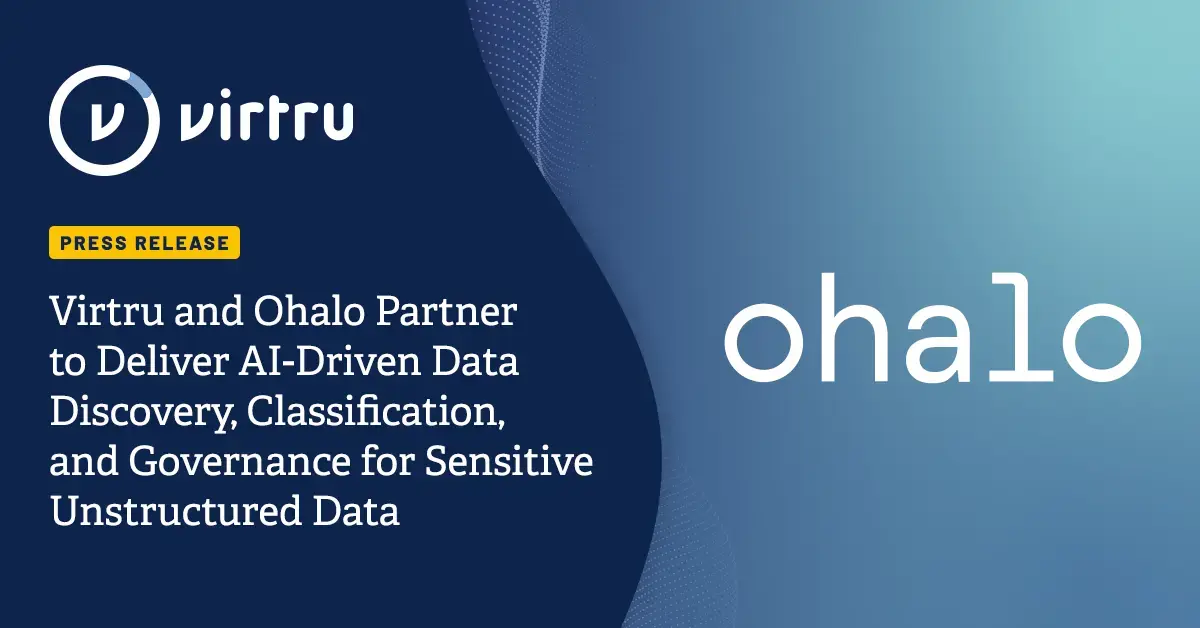 Virtru and Ohalo Integrate for Automated Data Governance