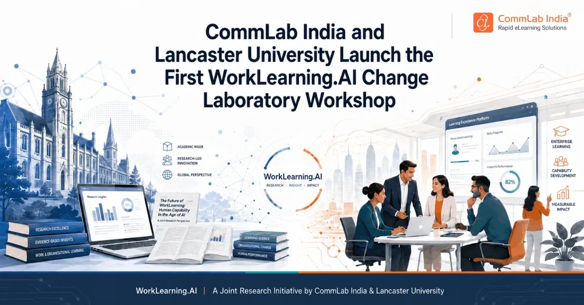 CommLab India and Lancaster University Launch AI Learning Workshops