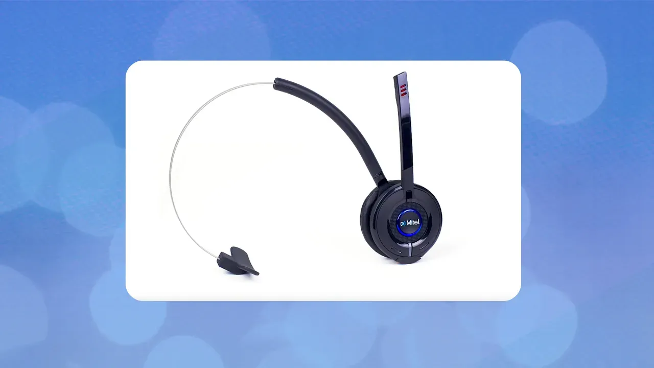 Mitel H60 DECT Headset Brings AI to Frontline Workflows