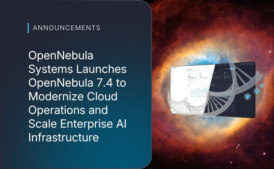OpenNebula 7.4 Helix Launches for AI and Cloud