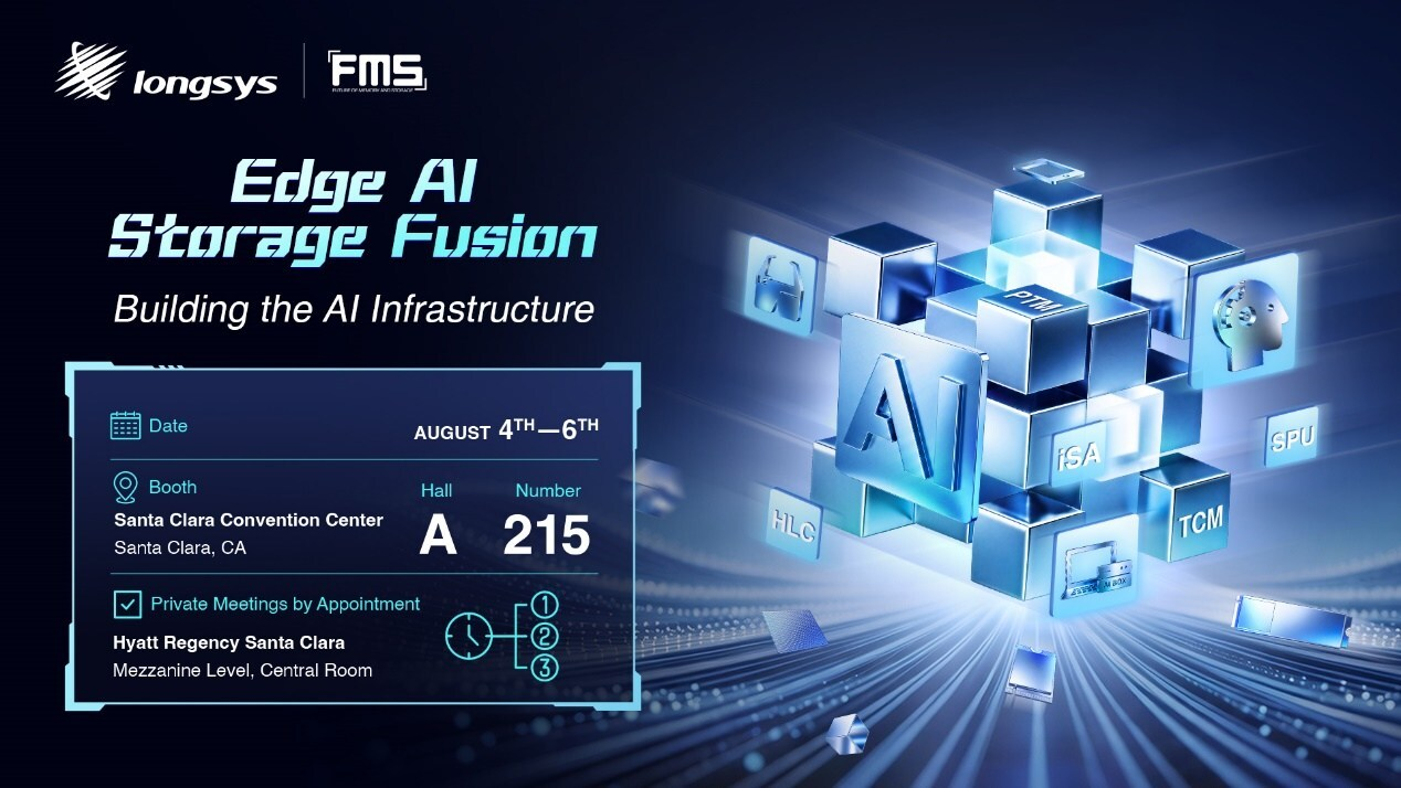 Longsys to Showcase Edge AI Storage Fusion at FMS 2026