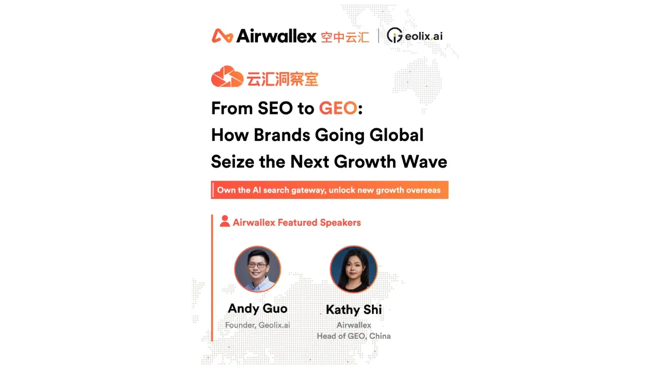 Geolix.ai and Airwallex Target Shift from SEO to GEO