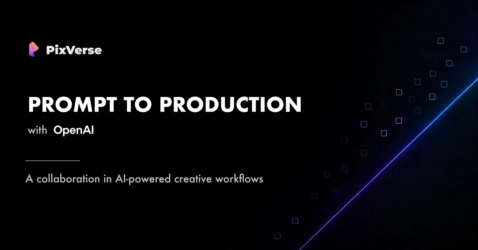 PixVerse and OpenAI Launch Prompt to Production Initiative